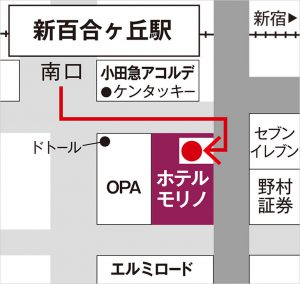 クラブバス乗り場地図