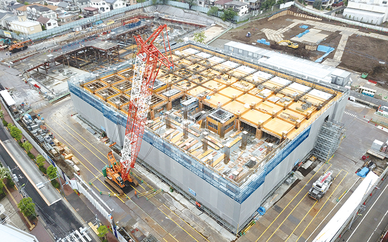 建設中の様子