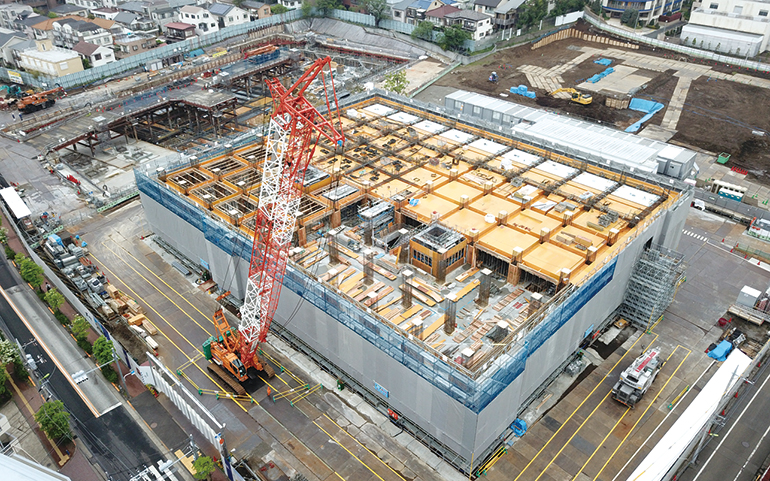 建設中の様子