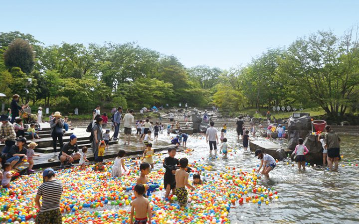 府中市郷土の森博物館　水遊びの池