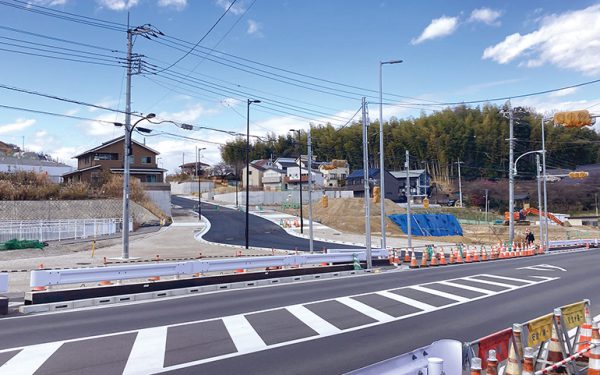 読売ランド線と東長沼矢野口線との接続付近イメージ