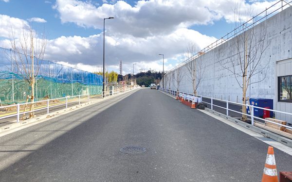 南山リハビリテーション病院側からの様子イメージ