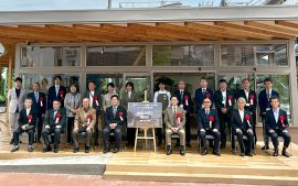 NOBORITO ROOF PARK CAFÉ&BAR ウッドデッキでの記念撮影